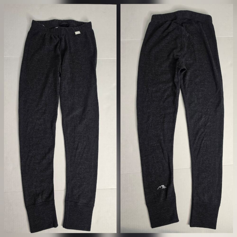 Merino Tech Pants 320 Womens Sz S Gray Merino Wool Baselayer Hiking Outdoor